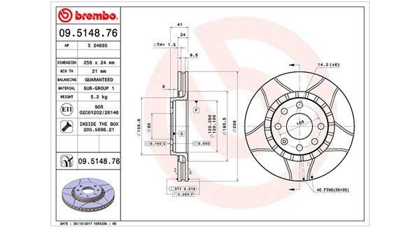 MAGNETI MARELLI Тормозной диск 360406037505